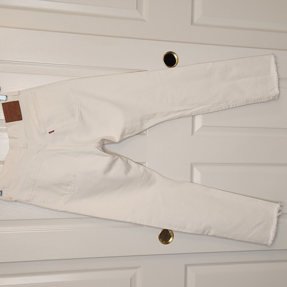 Levi's Premium Quality Clothing Women's Off-White 501 Denim Jeans Size 28/32 - Picture 14 of 17